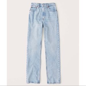 Abercrombie 90’s Ultra High Rise Straight Jeans